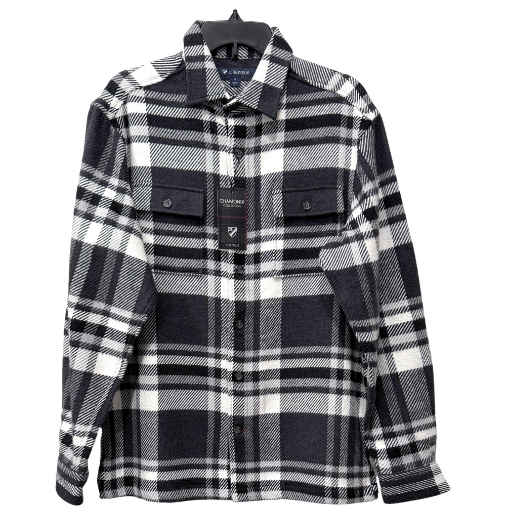Cremieux Chamonix Collection Shirt‎ Jacket - NWT Mens Medium Plaid - #48020-L8